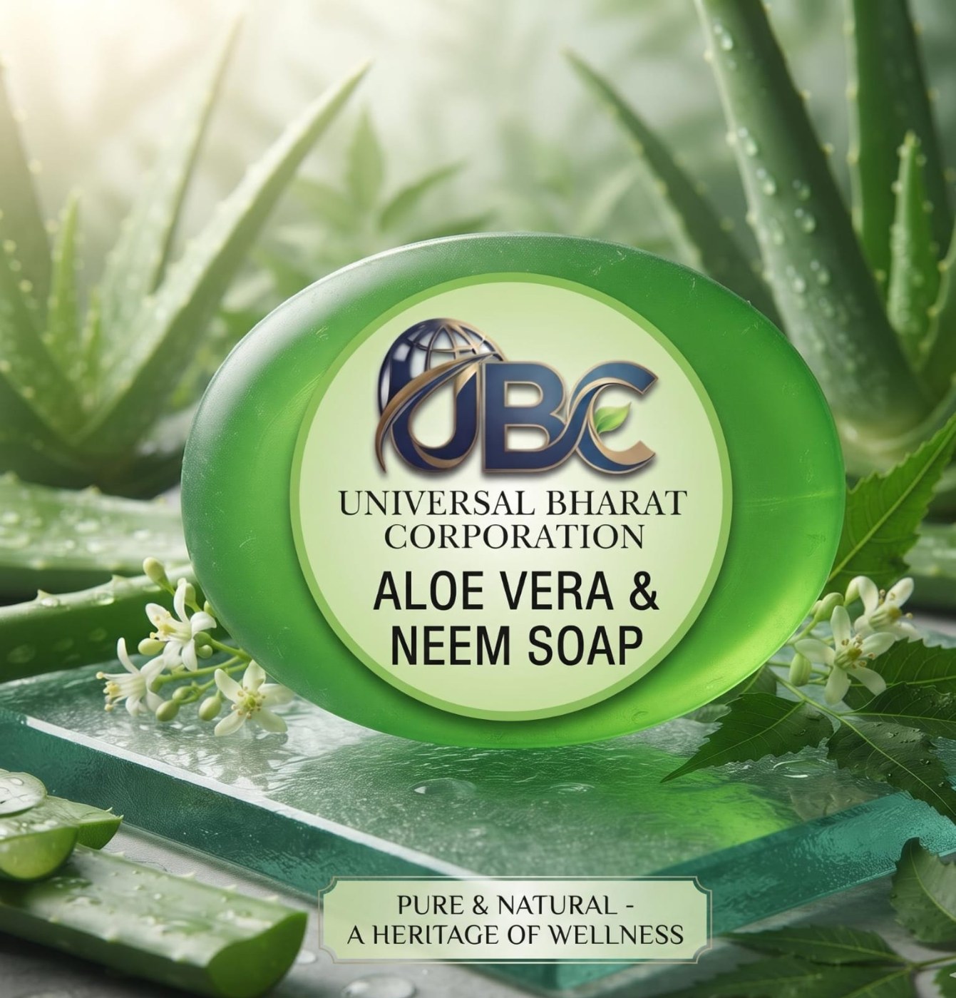 UBC Aloe Vera & Neem Bathing Soap