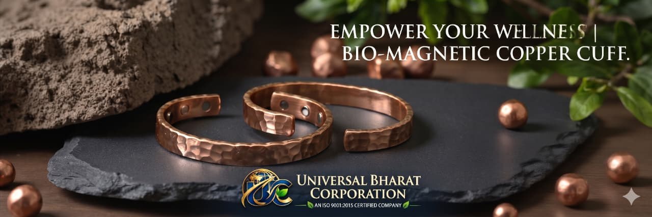 UBC Bio-Magnetic Copper Cuff Bracelet