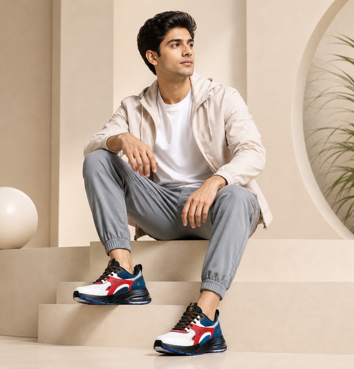 Men’s Multicolor Air Cushion Sports Shoes