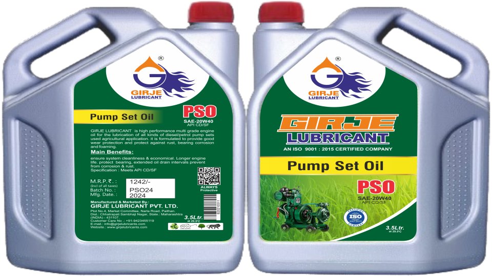 GIRJE PUMP SET OIL