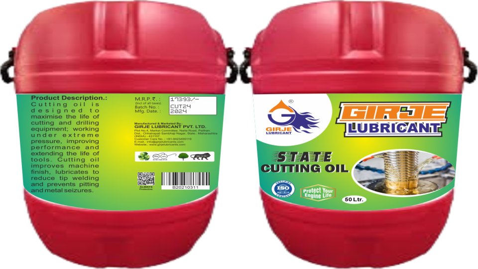 STATE CUTTING OIL.