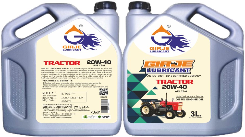 GIRJE TRACTOR 20W40 CF4